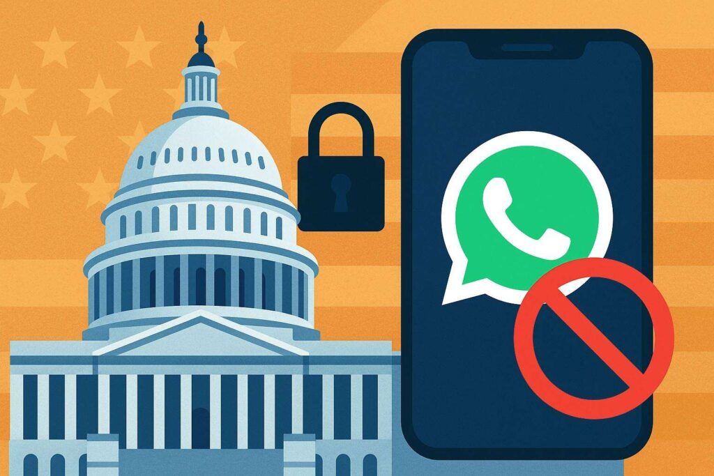 WhatsApp bandito dai dispositivi della Camera USA: motivazioni di sicurezza e reazioni 2 Image 24 giu 2025 12 17 13
