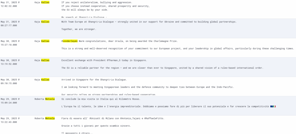 Callas insidia von der Leyen, Bruxelles resta fredda all’opinione pubblica 9 Screenshot 2025 06 16 141000 1