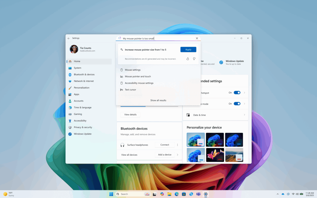 Windows 11: nuove funzionalità avanzate nelle build 26120.4441 e 26200.5651 insider 9 image 283