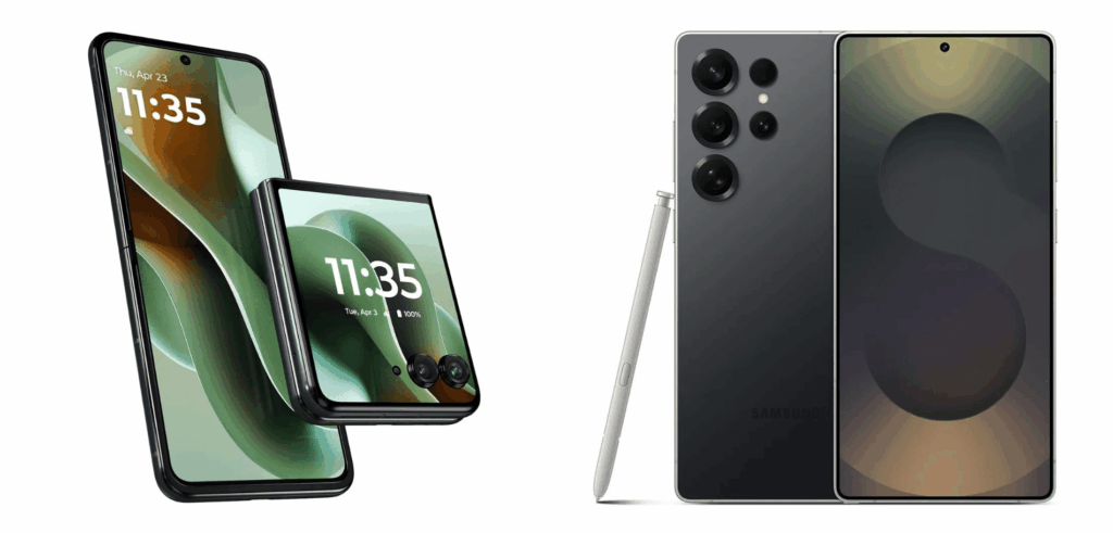 Motorola Razr Ultra 2025 vs. Samsung Galaxy S25 Ultra: quale scegliere?