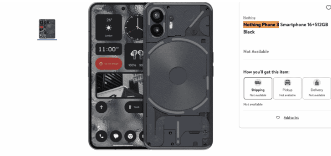 Nothing Phone 3: Snapdragon 8 Elite, 16 GB di RAM e nuovo design 6 image 317