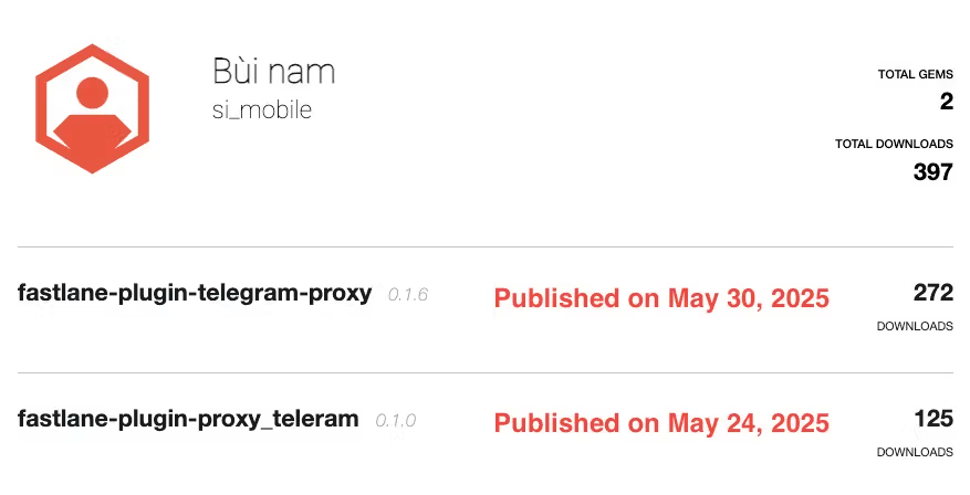 RubyGems, Telegram e l’inganno del falso proxy: attacco alla supply chain 8 image 50