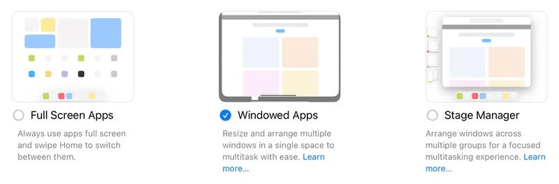 iPhone full-screen: rivoluzione schermo in due fasi. iPadOS 26 estende Stage Manager 6 image 528