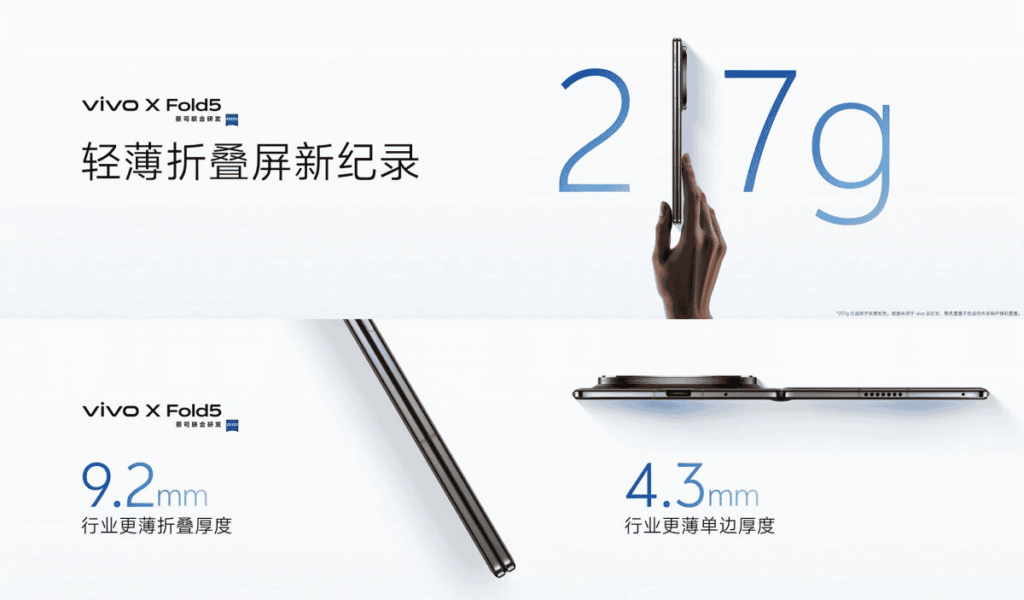 Vivo X Fold5: design sottile, batteria da 6000 mAh e innovazione hardware 6 image 723