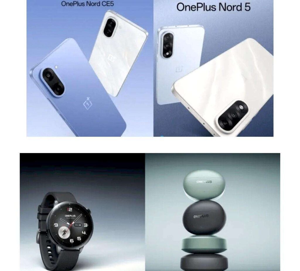 OnePlus Nord 5 Nord CE5 Watch 3 Mini e Buds 4 autonomia record e tecnologia audio evoluta