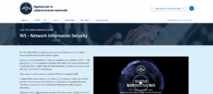 NIS2: chiuso procedimento di registrazione. Osservazioni sulla qualità di ACN