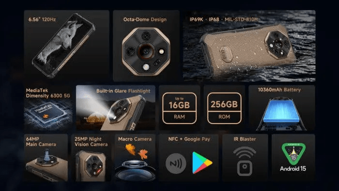 Ulefone Armor X16: batteria da 10.360mAh e massima resistenza per ogni esigenza 8 image 94
