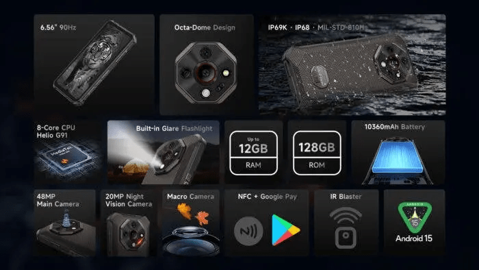Ulefone Armor X16: batteria da 10.360mAh e massima resistenza per ogni esigenza 7 image 95
