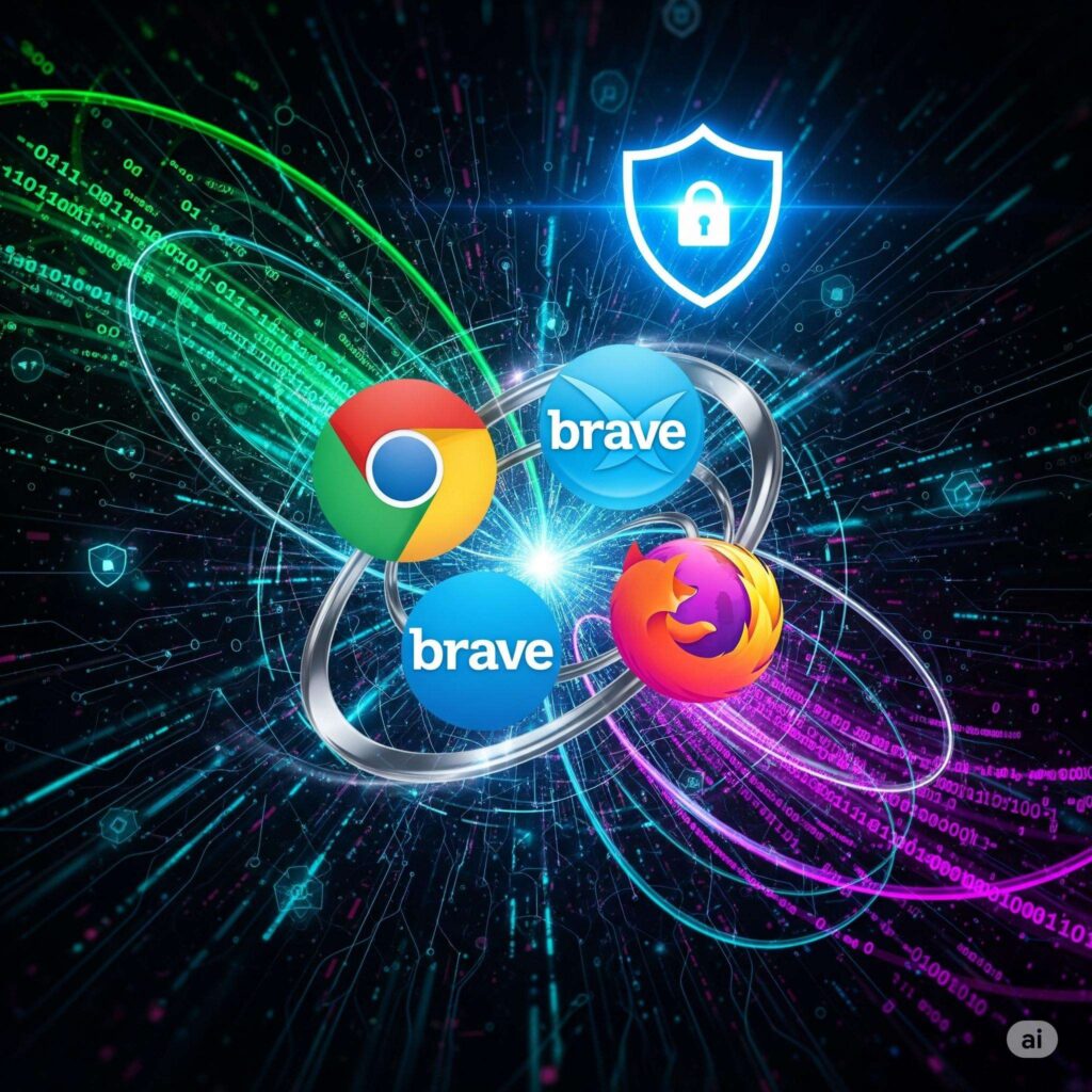 Aggiornamenti Chrome, novità Brave e rischio phishing per sviluppatori Mozilla 2 Gemini Generated Image epf9hwepf9hwepf9