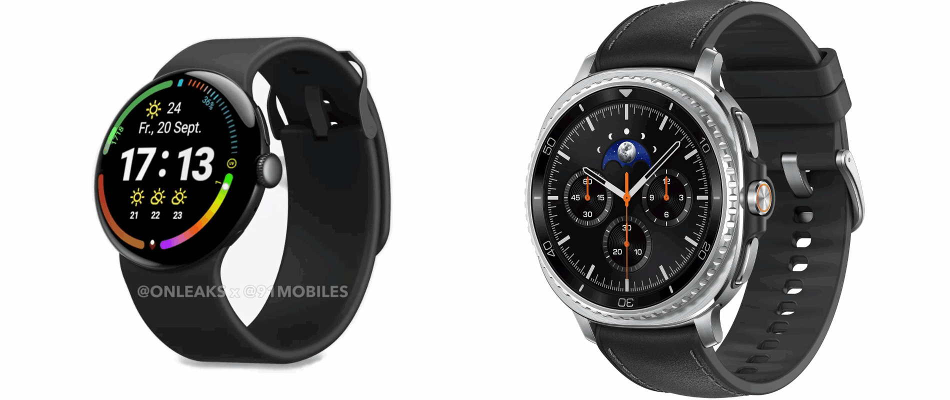 Google Pixel Watch 4 e Samsung Galaxy Watch 8 Classic