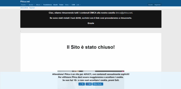 Phica chiude tra foto rubate, insulti sessisti e denunce 5 image 334