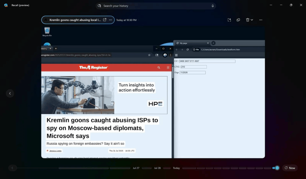 Microsoft Recall espone carte credito e ransomware Akira arriva su SonicWall 7 image 37