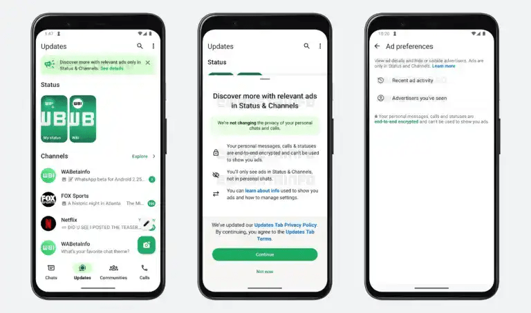 WhatsApp: guest chats crittografate per utenti esterni e ads non intrusive per Status e Channels 6 image 88