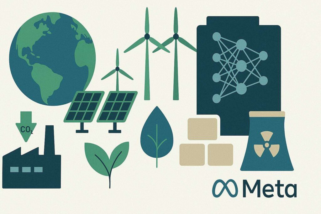 Meta, report di sostenibilità 2025: −48% CO2e, 15 GW rinnovabili e water positive entro il 2030 2 Image 14 set 2025 17 52 04