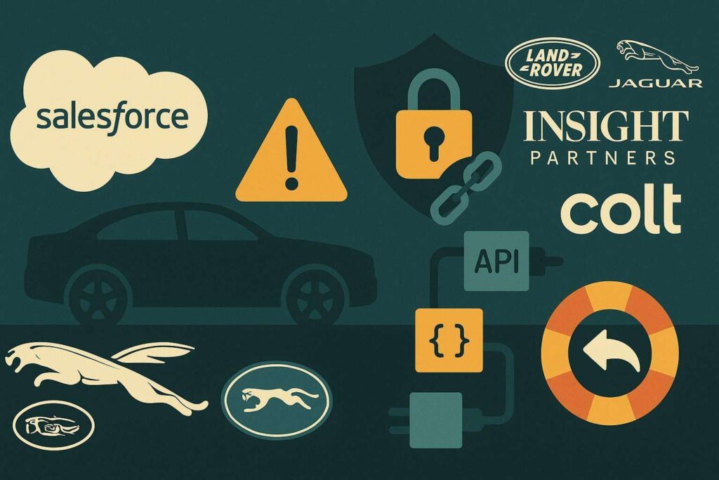 ShinyHunters ruba 1,5 miliardi di record su Salesforce, JLR ferma e Scattered Spider punge 2 Image 18 set 2025 08 45 20