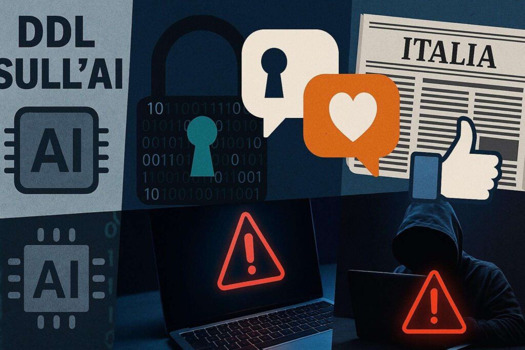 Dal DDL AI alla backdoor di Bruxelles, dai like al malware: that's amore - NEWSLETTER 2 Image 21 set 2025 09 49 25