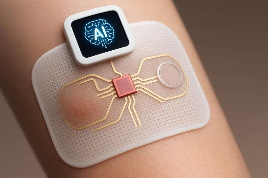 Bioelectronics: come funziona il dispositivo smart che accelera guarigione ferite con AI? 2 Image 24 set 2025 19 33 55