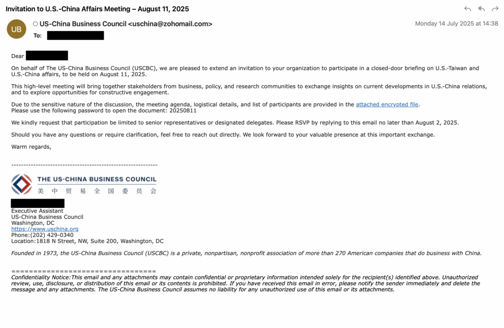 TA415 spoofa il congressista Moolenaar: phishing su USA-Cina 6 image 325