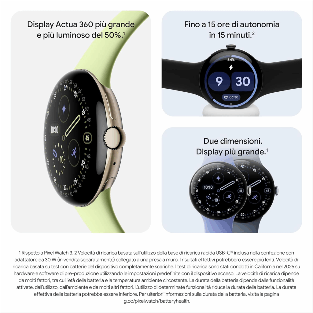 Pixel Watch 4 vs OnePlus Watch 3: quale Wear OS scegliere? 10 image 89