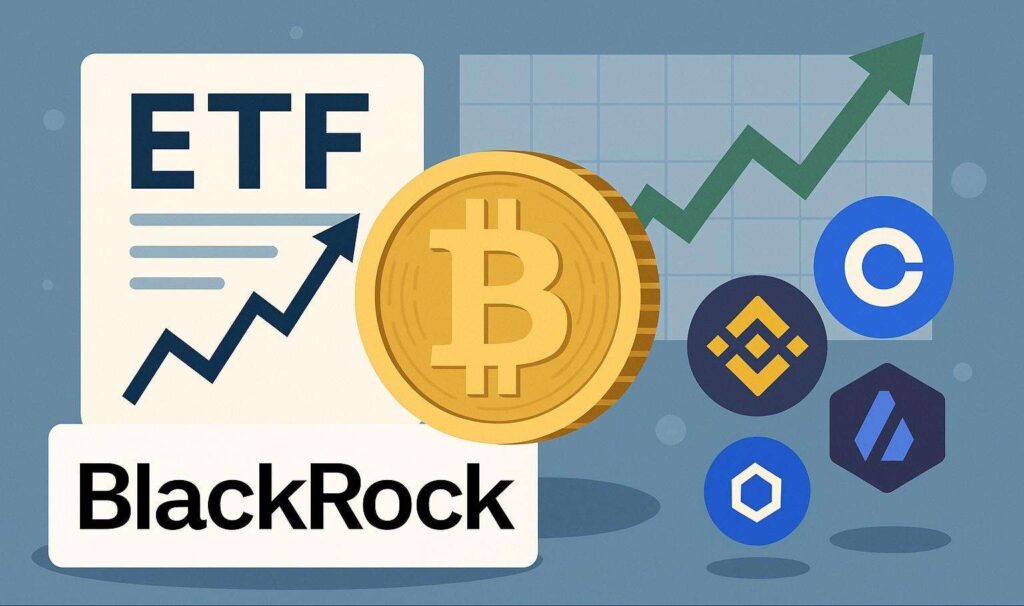 BlackRock e i principali player crypto guidano lespansione istituzionale con ETF acquisizioni e partnership strategiche segnando una nuova fase per il mercato digitale