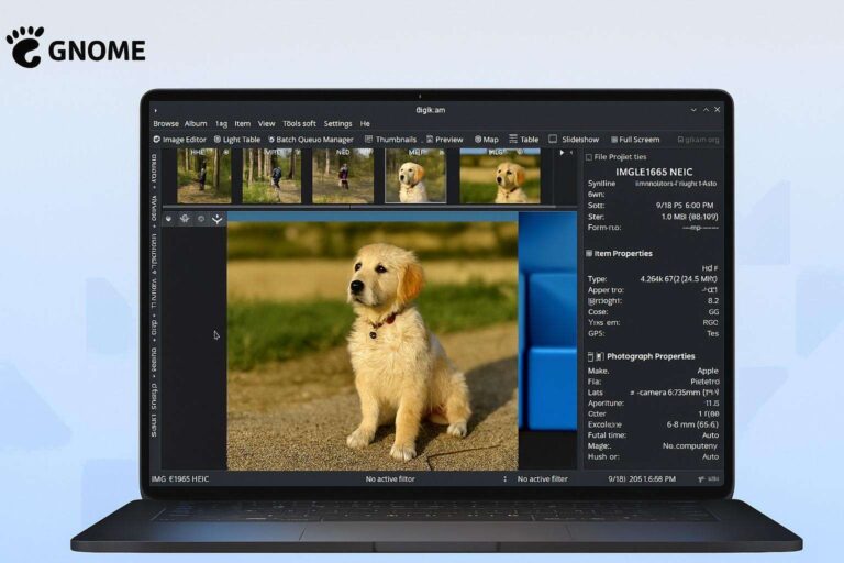 DigiKam 8.8 e Gnome 49.1