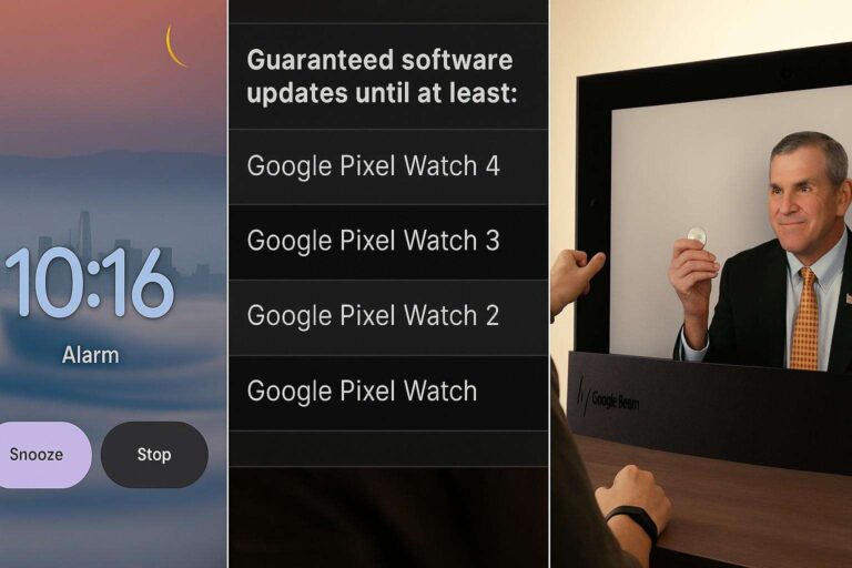 Google aggiorna Pixel Watch Clock e Material 3 con focus su stabilita design e impatto sociale