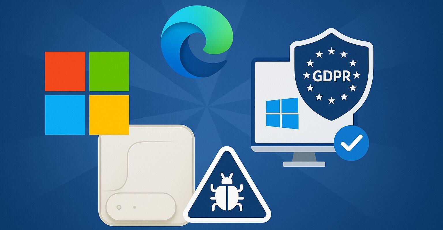 Microsoft rafforza sicurezza Edge, affronta violazioni GDPR e ripara il Media Creation Tool