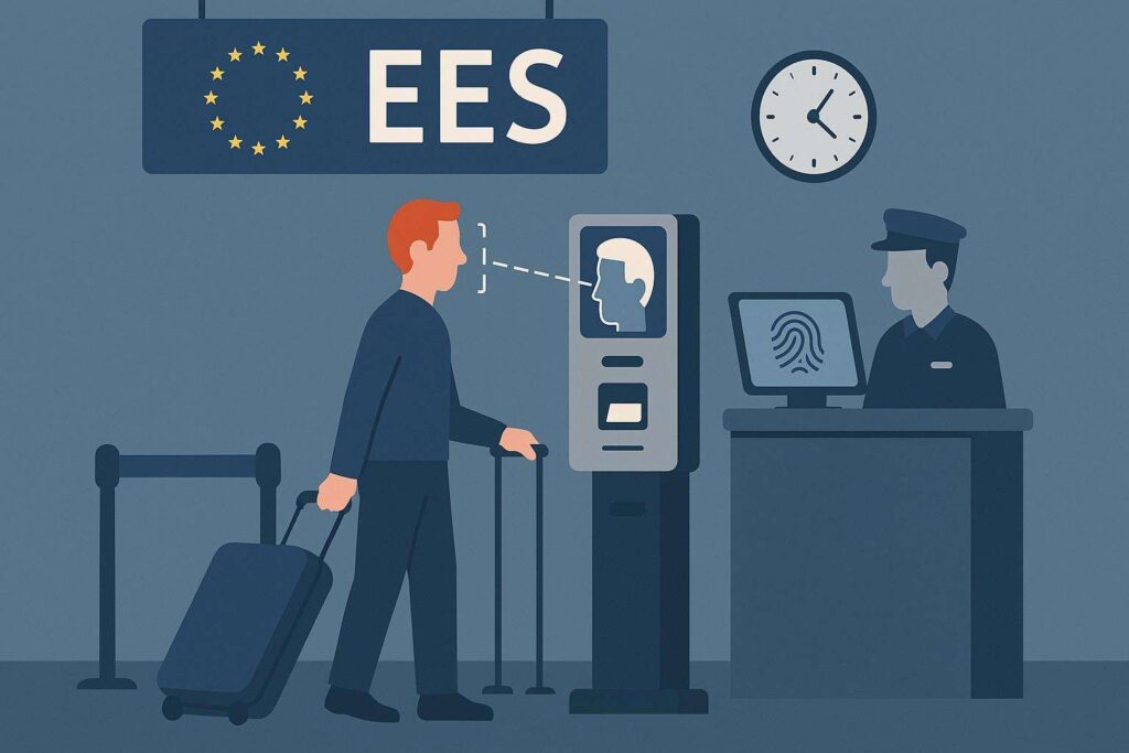 Sistema biometrico Entry/Exit UE debutta con malfunzionamenti e lunghe attese a Praga 2 Image 14 ott 2025 13 17 43