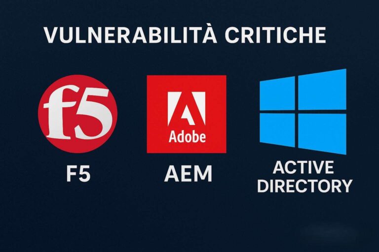 Vulnerabilità critiche in F5 Big-IP e Adobe AEM e Microsoft segnala bug in Windows Server 2025 2 Image 16 ott 2025 10 13 29