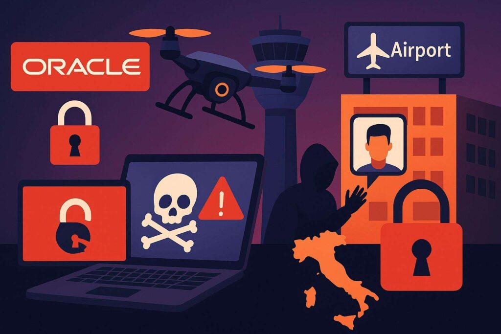 Minacce cyber in Italia e droni colpiscono Europa: Oracle, Monaco Airport e Kodex sotto attacco 2 Image 4 ott 2025 08 44 23