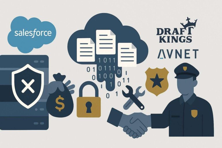 Salesforce rifiuta riscatto per i furti di dati, mentre DraftKings e Avnet segnalano data breach 6 Image 8 ott 2025 08 06 47