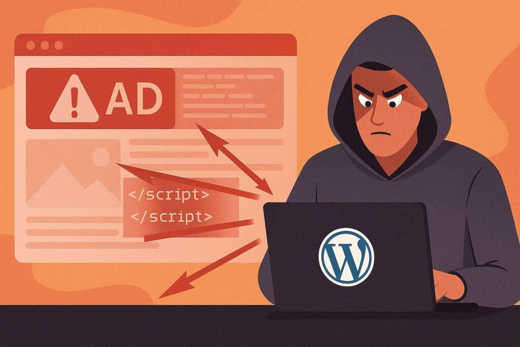 Campagna malvertising nascosta nei temi WordPress infetta siti legittimi 2 Image 9 ott 2025 10 15 49