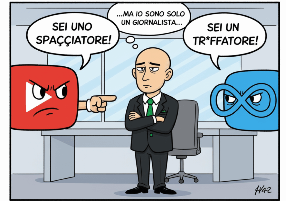 La democrazia digitale di YouTube e Meta tra metodo mafioso e algoritmo cinese