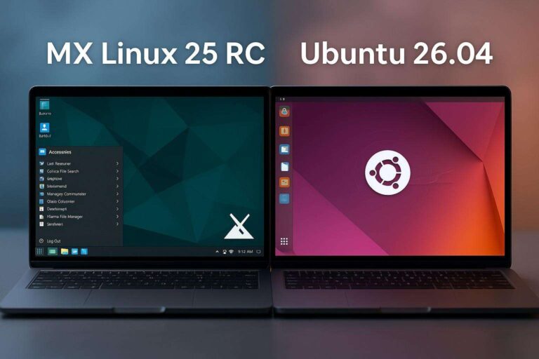 MX Linux 25 RC e Ubuntu 26.04