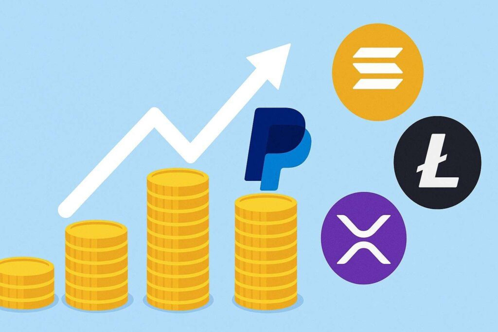 Mercato crypto in crescita con ETF su Solana XRP e Litecoin