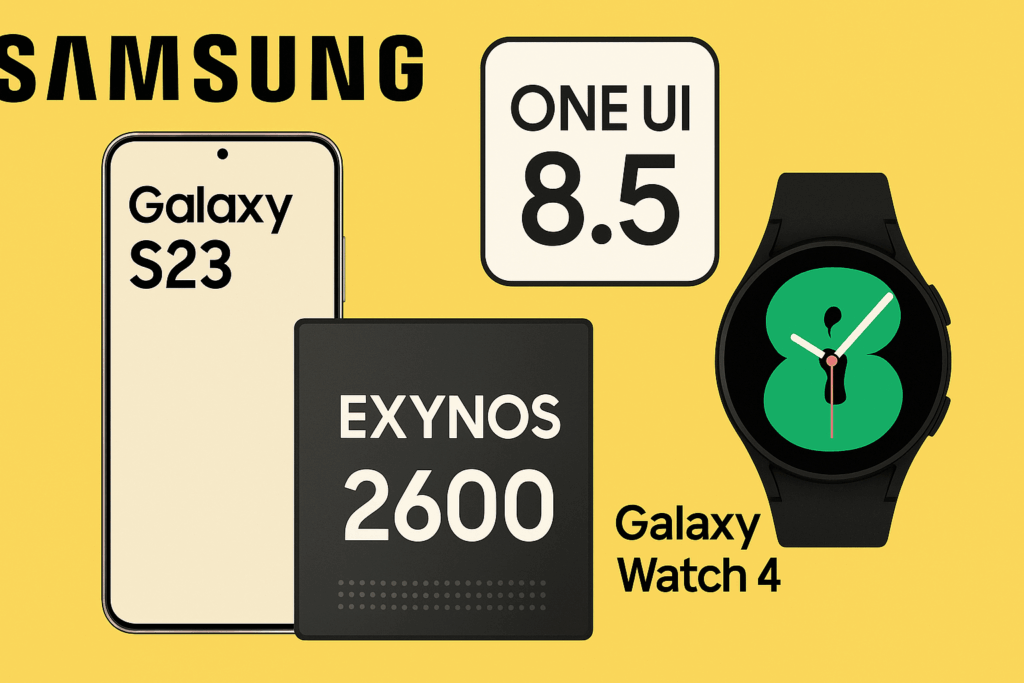 Sospeso One UI 8 su Galaxy S23, indiscrezioni su Exynos 2600 e aggiorna Galaxy Watch 4 2 Samsung sospende One UI 8 per Galaxy S23 One UI 8.5Exynos 2600 Galaxy Watch 4