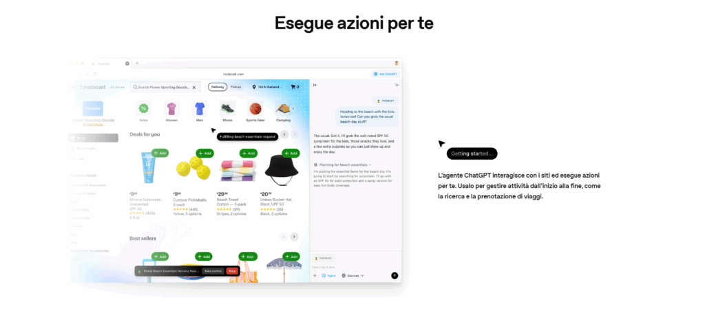 OpenAI ChatGPT Atlas: browser AI che rivoluziona la navigazione web solo su MacOS 7 ChatGPT Atlas