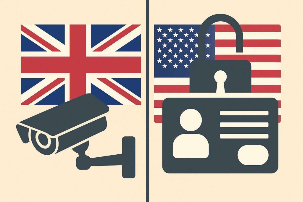 Sorveglianza digitale e ID governativi privacy sotto pressione tra Regno Unito e Stati Uniti
