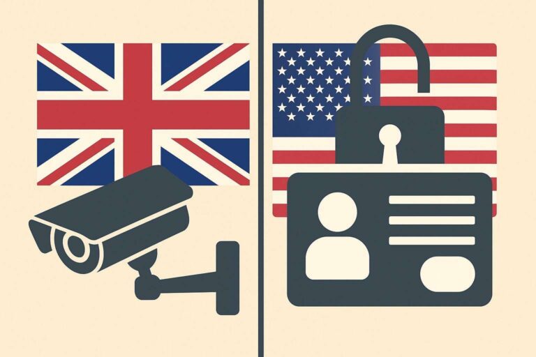 Sorveglianza digitale e ID governativi privacy sotto pressione tra Regno Unito e Stati Uniti