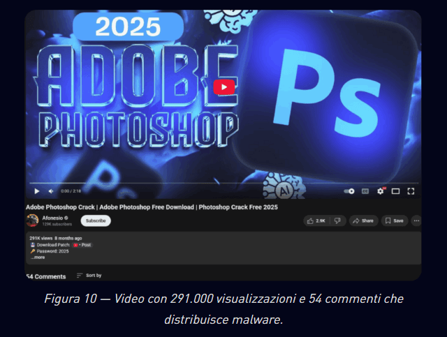 YouTube Ghost Network diffonde malware attraverso video su hack e crack software 11 image 721