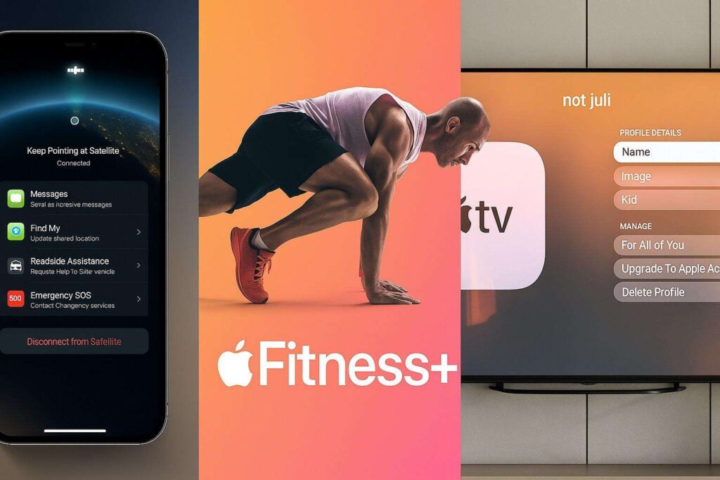 Apple sviluppa cinque feature satellite per iPhone aggiorna iOS 26.1 e rivede Apple Fitness con focus su AI e ecosistema