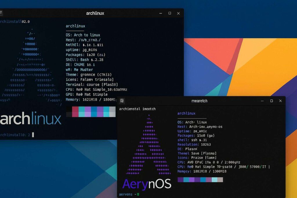 Arch Linux e AerynOS si aggiornano con kernel 6.17 e desktop moderni 2 Arch Linux AerynOS 2025.10