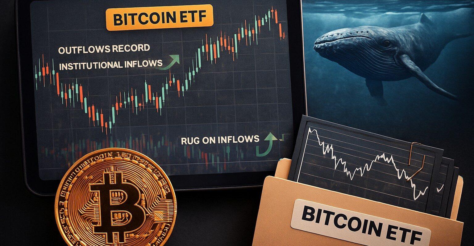 Bitcoin ETF tra vendite record e inversioni istituzionali