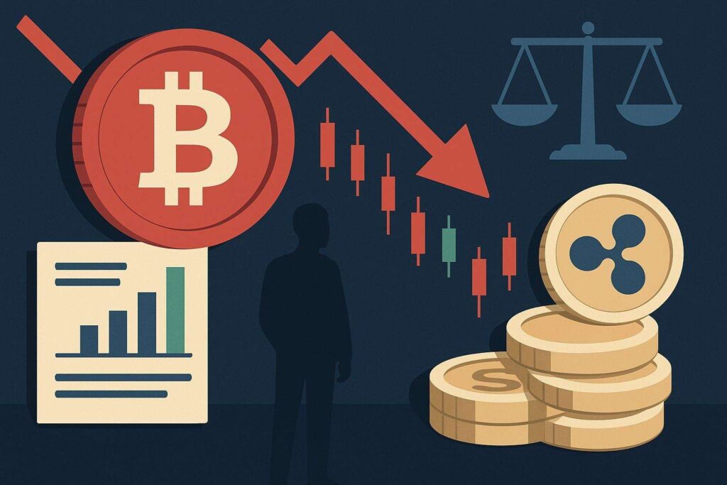 Bitcoin entra in bear market mentre arrivano ETF su XRP