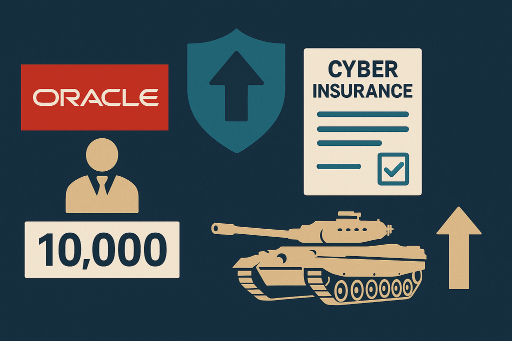 Breccia Oracle in GlobalLogic espone 10.000 dipendenti mentre polizze cyber UK crescono