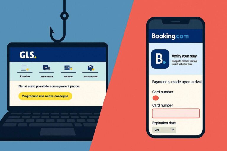 Remcos RAT diffuso in Italia con campagna phishing ClickFix a tema GLS e Booking 2 ClickFix a tema GLS e Booking