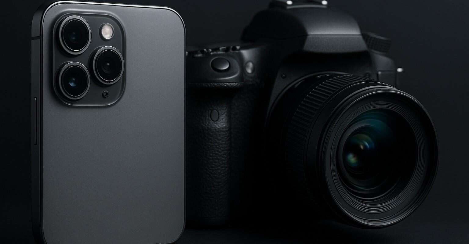 Confronto tra fotocamere smartphone e professionali