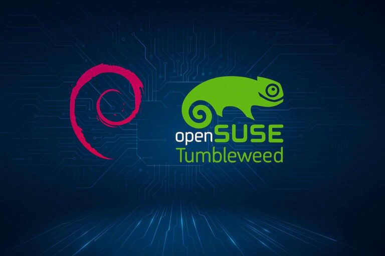 Debian 13.2 e openSUSE Tumbleweed