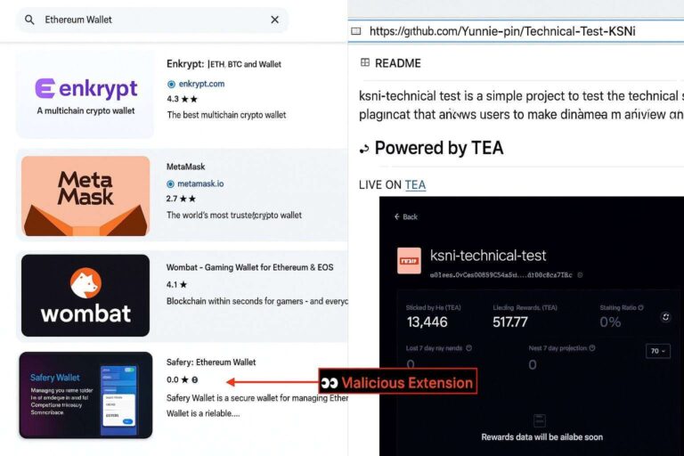 Estensione Chrome Safery Ethereum Wallet e 43.000 pacchetti NPM compromessi 5 Estensione Chrome Safery Ethereum Wallet e 43.000 pacchetti NPM compromessi