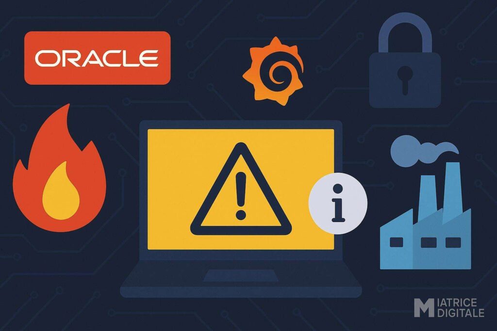 Grafana corregge CVE 2025 41115 con spoofing admin mentre CISA segnala exploit Oracle e pubblica advisory ICS